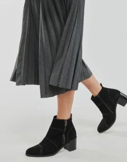 Esprit RCS SKIRT PLEAT Jupes Couleur GUNMETAL -Esprit Soldes Boutique 23153590 500 E