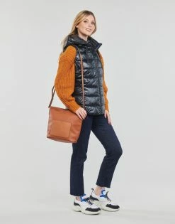 Esprit RCS TAPE VEST Manteaux Couleur BLACK -Esprit Soldes Boutique 23153595 500 C