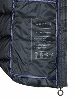 Esprit RCS TAPE VEST Manteaux Couleur BLACK -Esprit Soldes Boutique 23153595 500 G