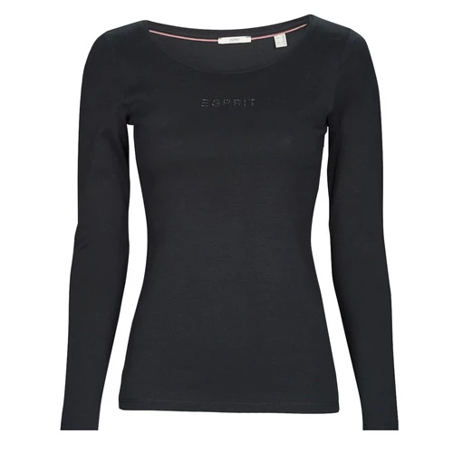 Esprit SUS LSLV SL T-shirts & Polos Couleur BLACK 6 Esprit SUS LSLV SL T-shirts & Polos Couleur BLACK – Image 5
