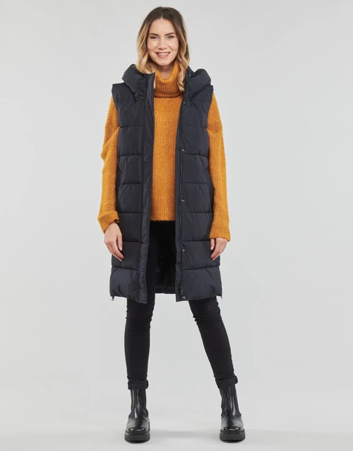 Esprit RCS LL RIB PF V Manteaux Couleur BLACK 4 Esprit RCS LL RIB PF V Manteaux Couleur BLACK – Image 2