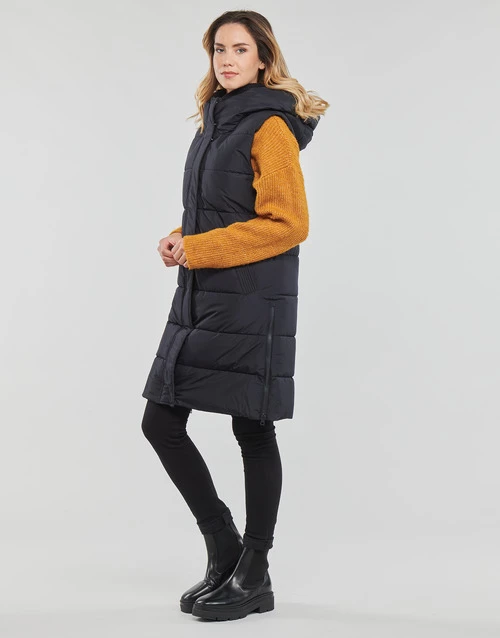 Esprit RCS LL RIB PF V Manteaux Couleur BLACK 5 Esprit RCS LL RIB PF V Manteaux Couleur BLACK – Image 3