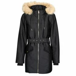 Esprit F*LL*MOD COTTON Manteaux Couleur BLACK -Esprit Soldes Boutique 23153609 500 A