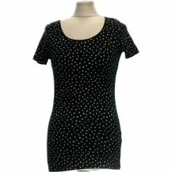 Esprit Top Manches Courtes 38 - T2 - M Tops / Blouses Couleur Bleu