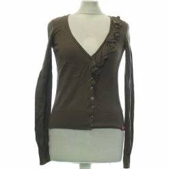 Esprit Gilet Femme 34 - T0 - Xs Pulls & Gilets Couleur Marron