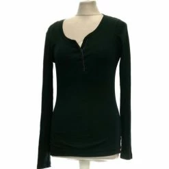 Esprit Top Manches Longues 34 - T0 - Xs Tops / Blouses Couleur Vert