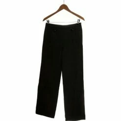 Esprit Pantalon Droit Femme 36 - T1 - S Pantalons Couleur Marron