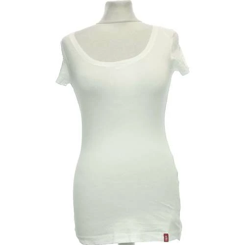 Esprit Top Manches Courtes 36 - T1 - S Tops / Blouses Couleur Blanc 3 Esprit Top Manches Courtes 36 - T1 - S Tops / Blouses Couleur Blanc