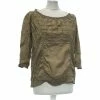 Esprit Top Manches Courtes 38 - T2 - M Tops / Blouses Couleur Marron -Esprit Soldes Boutique 23355310 500 A