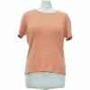 Esprit Top Manches Courtes 40 - T3 - L Tops / Blouses Couleur Orange -Esprit Soldes Boutique 23427209 500 A