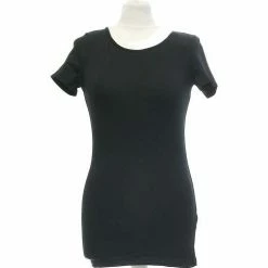 Esprit Top Manches Courtes 36 - T1 - S Tops / Blouses Couleur Bleu