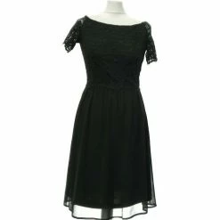 Esprit Robe Mi-longue 34 - T0 - Xs Robes Couleur Noir