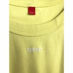 Esprit T-shirts & Polos Couleur Jaune -Esprit Soldes Boutique 23583585 500 C