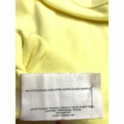 Esprit T-shirts & Polos Couleur Jaune -Esprit Soldes Boutique 23583585 500 D