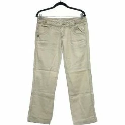 Esprit Pantalon Droit Femme 36 - T1 - S Pantalons Couleur Marron