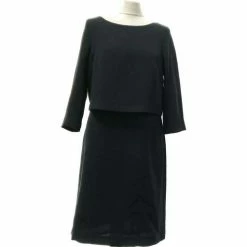 Esprit Robe Mi-longue 40 - T3 - L Robes Couleur Bleu