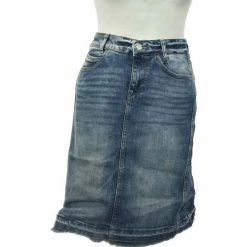 Esprit Jupe Mi Longue 38 - T2 - M Jupes Couleur Bleu