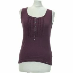 Esprit Débardeur 40 - T3 - L T-shirts & Polos Couleur Violet