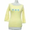 Esprit Top Manches Longues 36 - T1 - S Tops / Blouses Couleur Jaune -Esprit Soldes Boutique 23736165 500 A