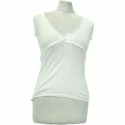 Esprit Débardeur 36 - T1 - S T-shirts & Polos Couleur Blanc