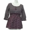 Esprit Top Manches Longues 36 - T1 - S Tops / Blouses Couleur Violet -Esprit Soldes Boutique 23810279 500 A