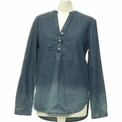 Esprit Blouse 36 - T1 - S Tops / Blouses Couleur Bleu