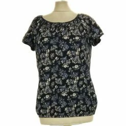 Esprit Top Manches Courtes 36 - T1 - S Tops / Blouses Couleur Violet