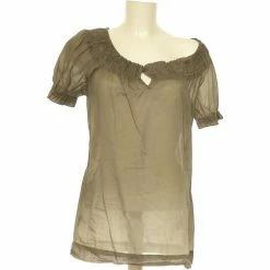 Esprit Blouse 40 - T3 - L Tops / Blouses Couleur Gris