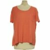 Esprit Top Manches Courtes 42 - T4 - L/xl Tops / Blouses Couleur Orange -Esprit Soldes Boutique 23978372 500 A