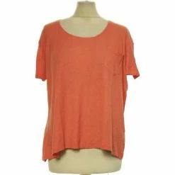 Esprit Top Manches Courtes 42 - T4 - L/xl Tops / Blouses Couleur Orange