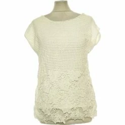 Esprit Débardeur 38 - T2 - M T-shirts & Polos Couleur Blanc