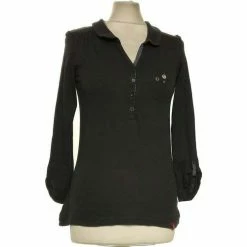 Esprit Top Manches Longues 34 - T0 - Xs Tops / Blouses Couleur Bleu