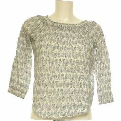 Esprit Blouse 36 - T1 - S Tops / Blouses Couleur Blanc