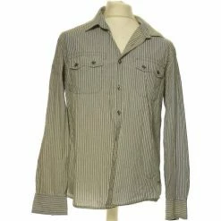 Esprit Chemise Manches Longues 36 - T1 - S Chemises Couleur Gris