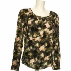 Esprit Blouse 40 - T3 - L Tops / Blouses Couleur Vert