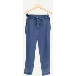 Esprit Pantalons Couleur Bleu