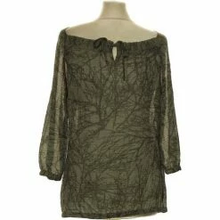 Esprit Top Manches Longues 38 - T2 - M Tops / Blouses Couleur Gris