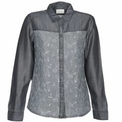 Esprit Denim Blouse Chemises Couleur Gris