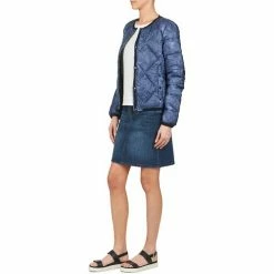 Esprit OJALA Manteaux Couleur Marine -Esprit Soldes Boutique 3000969 500 D