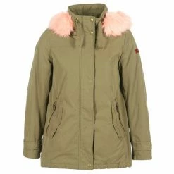 Esprit CORDU Manteaux Couleur Kaki -Esprit Soldes Boutique 6065431 500 A