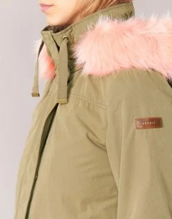 Esprit CORDU Manteaux Couleur Kaki -Esprit Soldes Boutique 6065431 500 F