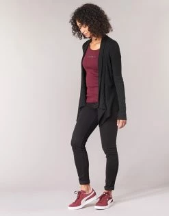 Esprit RIB CARDI Pulls & Gilets Couleur Noir 10 Esprit RIB CARDI Pulls & Gilets Couleur Noir -Esprit Soldes Boutique 8271683 500 C