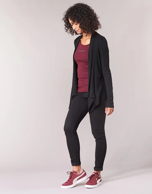 Esprit RIB CARDI Pulls & Gilets Couleur Noir 5 Esprit RIB CARDI Pulls & Gilets Couleur Noir – Image 3
